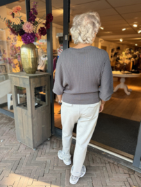 C&S Carmela Broek Gray Melange