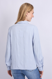 C&S Linde Blouse Blue Mist