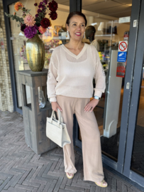 G-Maxx Jolene Linen Broek Sahara