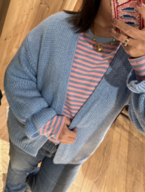 Noor Vest Lichtblauw