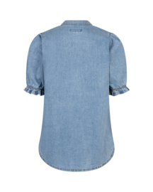 Red Button Victoria Denim Blouse 4875