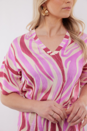 C&S Puerto Rico Dress Super Pink