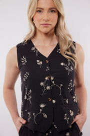 C&S Postiano Gilet Black