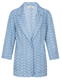 C&S Bizou Blazer Lightblue/Sand