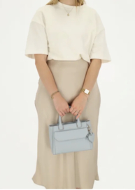 Charm London Cambridge Handtas  Lichtblauw