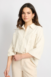 C&S Lauren Blouse Offwhite