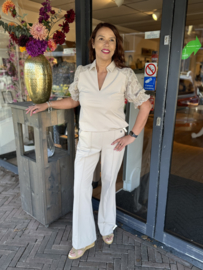 Triple Nine Travel Blouse Kant Beige