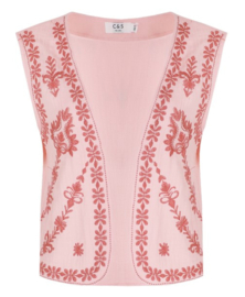 C&S Ardentes Gilet Ballet Pink