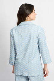 C&S Bizou Blazer Lightblue/Sand