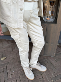 Red Button Cargo Jog Colour Pearl