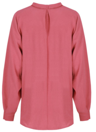 C&S Lazara Blouse Slate Rose