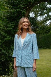 C&S Bizou Blazer Lightblue/Sand