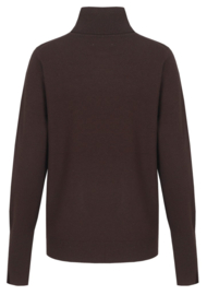 C&S Ambra Knit Pullover Dark Chocolate 2