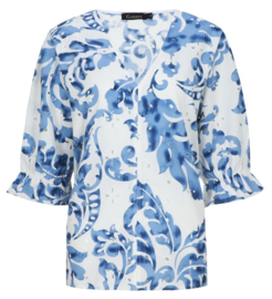 G-Maxx Ophelia Top Offwhite/Light Indigo