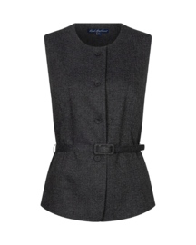 Red Button Sarah Sleeveless Herringbone Grey/Black 5148