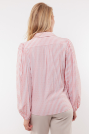 C&S Quint Blouse Offwhite/Peony
