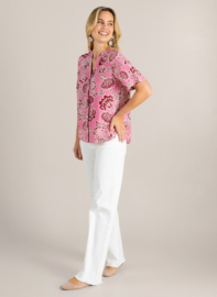 Ivy Beau Giana Blouse Pink Multi Color