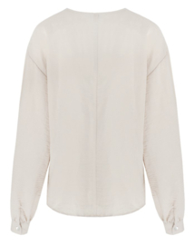 C&S Nancy Blouse Sand/ Jade Green