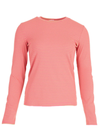 Azzurro Gestreepte Longsleeve Pink/Green