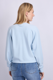 C&S Kiara Knit Cardigan Blue Mist