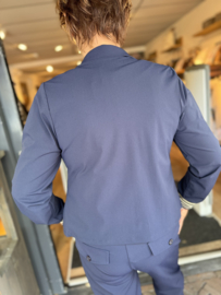 Triple Nine Blazer Gold Rib Cuff Navy 3907