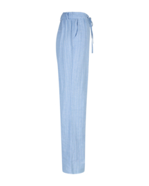 Red Button Claudette Linen/Visco Pinstripe Lightblue 4915
