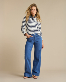 Red Button Colette Slanted Pocket True Blue