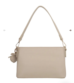 Charm London Cambridge Schoudertas Lichttaupe