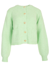 Azzurro Heart Cardigan Vest Groen