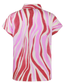 C&S Puerto Rico Blouse Super Pink