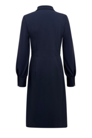 Triple Nine Jurk Button Black 51810