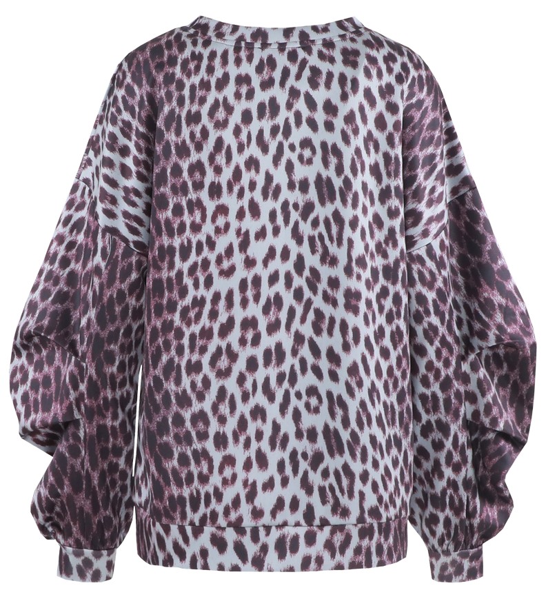 G-Maxx Brittany Sweater Gray Melange/Mauve Wine