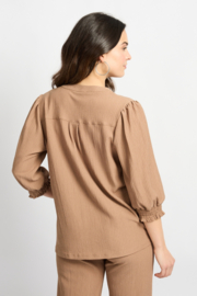 C&S Laila Blouse Latte