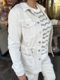 Red Button Robie Jacket Pearl