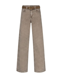 Red Button Colette & Belt Washed Twill Truffle 5080