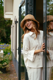 C&S Lauren Blouse Offwhite