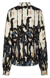 C&S Lara Blouse Jeans Blue