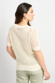 C&S Aivy Knit Pullover Wool White