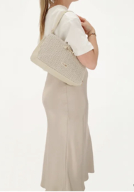 Charm London Santorini Schoudertas  Zand