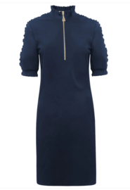 Triple Nine Travel Jurk Rits Navy - 51804