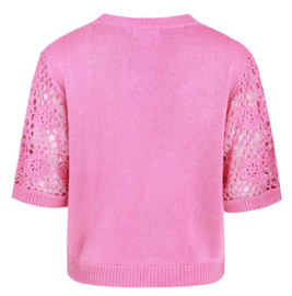 C&S Trento Cardigan Super Pink
