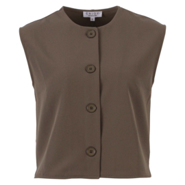 Enjoy Gilet Taupe