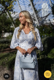 Charm London Cambridge Handtas  Lichtblauw