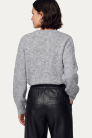 C&S Kensa Knit Pullover Gray Melange