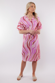 C&S Puerto Rico Dress Super Pink