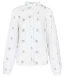 C&S Lois Blouse Offwhite
