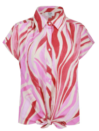 C&S Puerto Rico Blouse Super Pink
