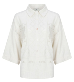 C&S Lauren Blouse Offwhite