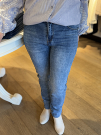 Norfy Jeans Mid Stone Jeans Blauw
