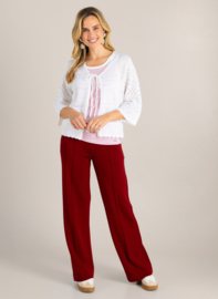 Ivy Beau Georgie Cardigan White